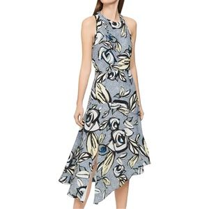 NWT REISS Rose Print Midi Dress S 6